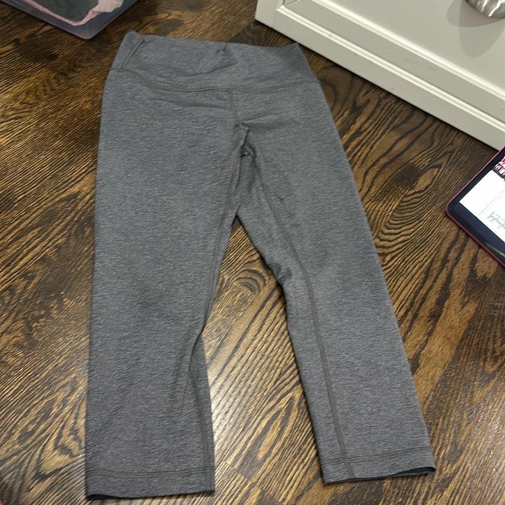 Lululemon heather grey leggings